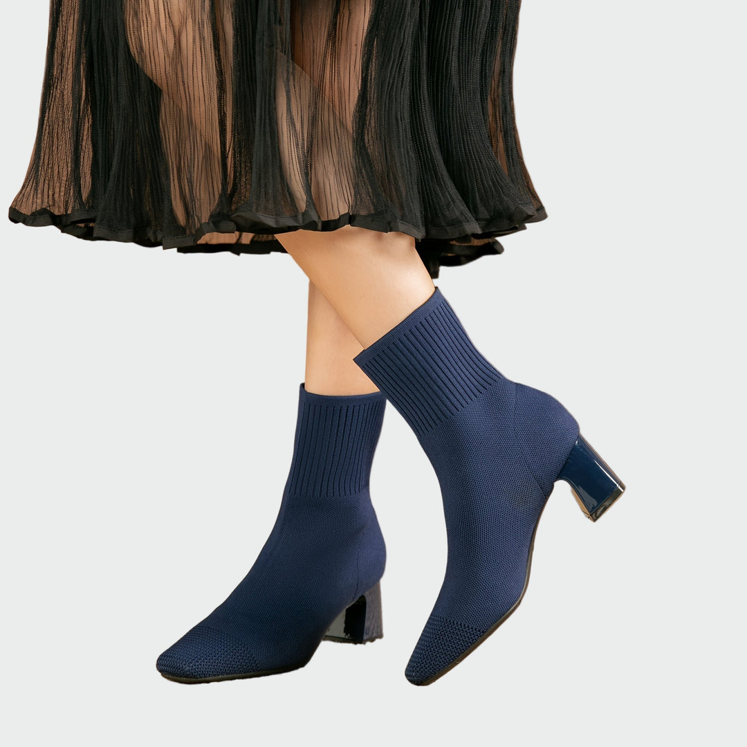 Pletené ortopedické boty Modrá