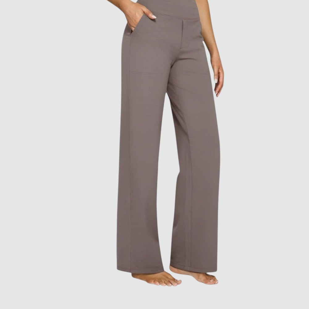 Iva - Pohodlné strečové Šedohnědá