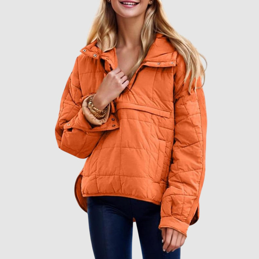 Anežka – Mikina s kapucí Pomerančový