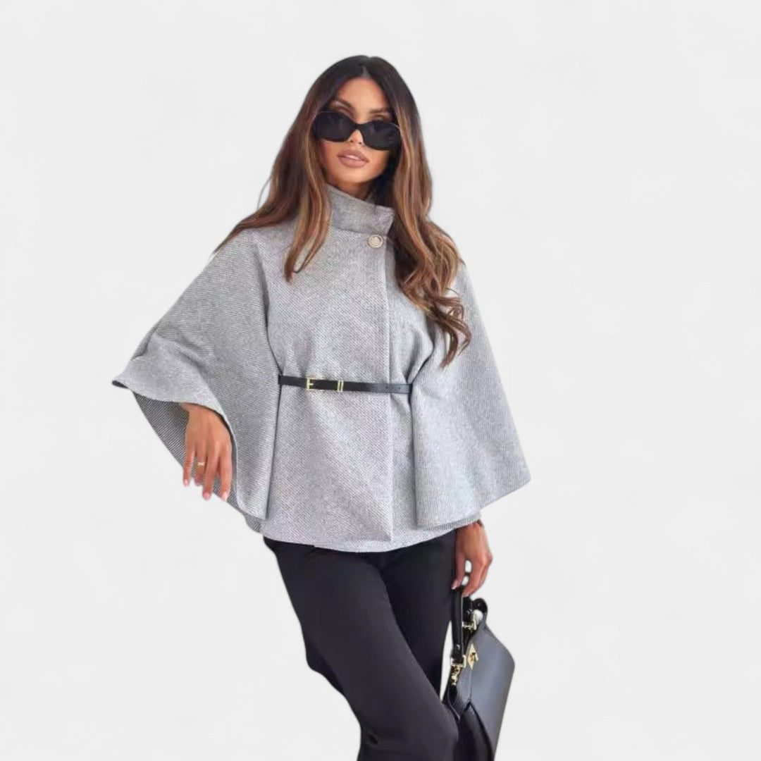 Lea – Bunda s páskem Šedá