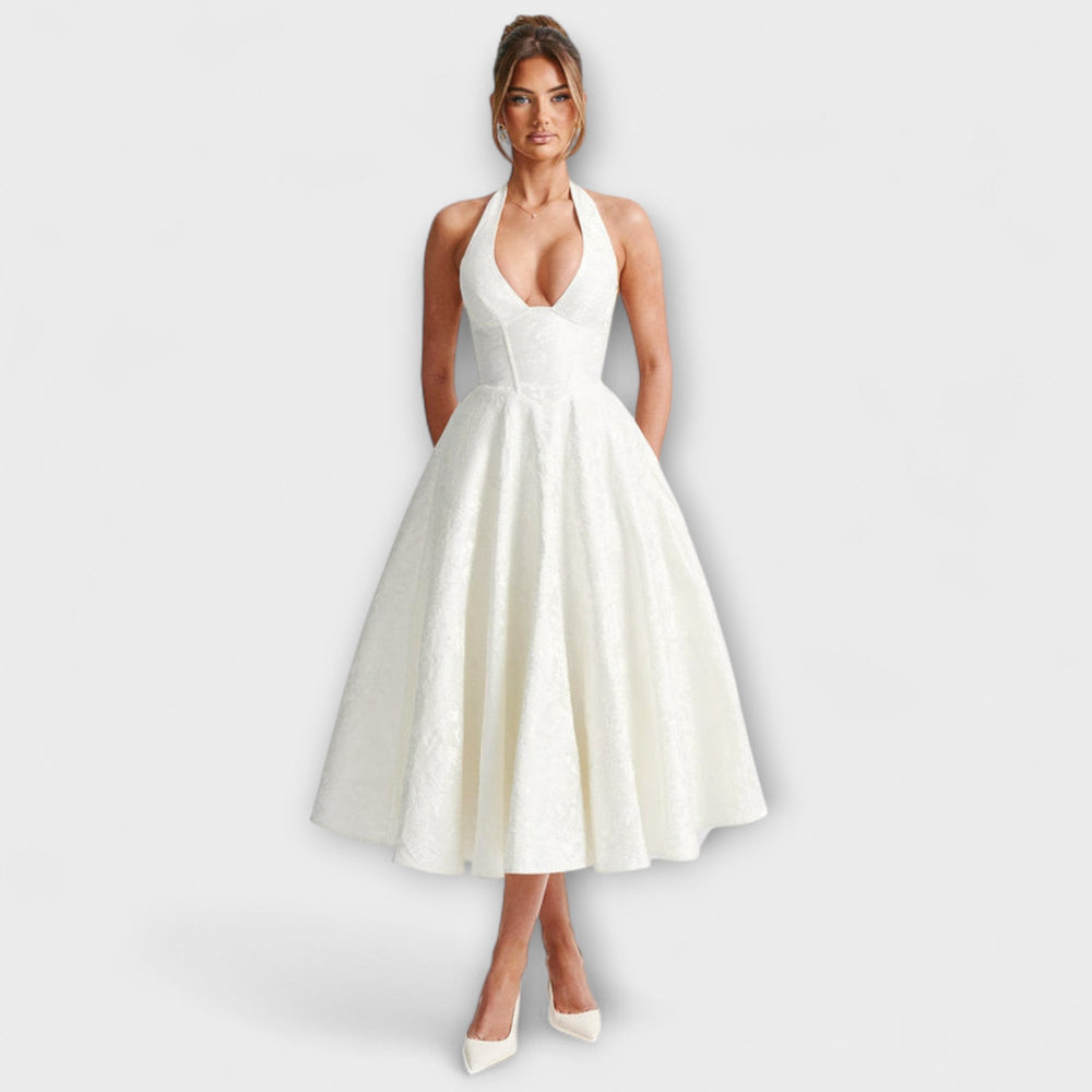 Catalina - Romantické Midi Šaty