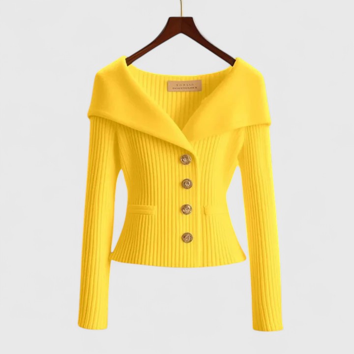 Hana – Cardigan Yellow