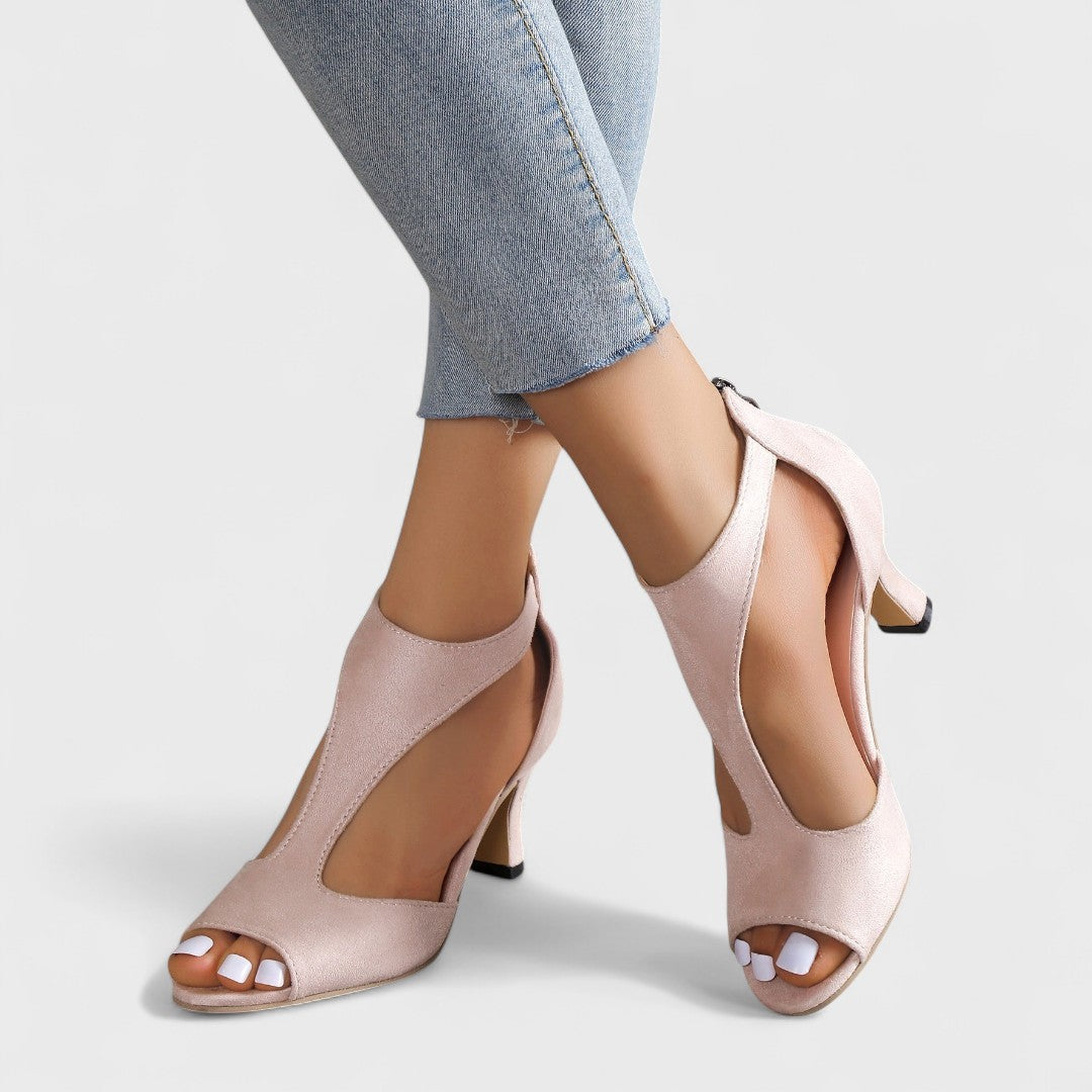 Vanda - Ortopedické Vysoké Podpatky Růžová