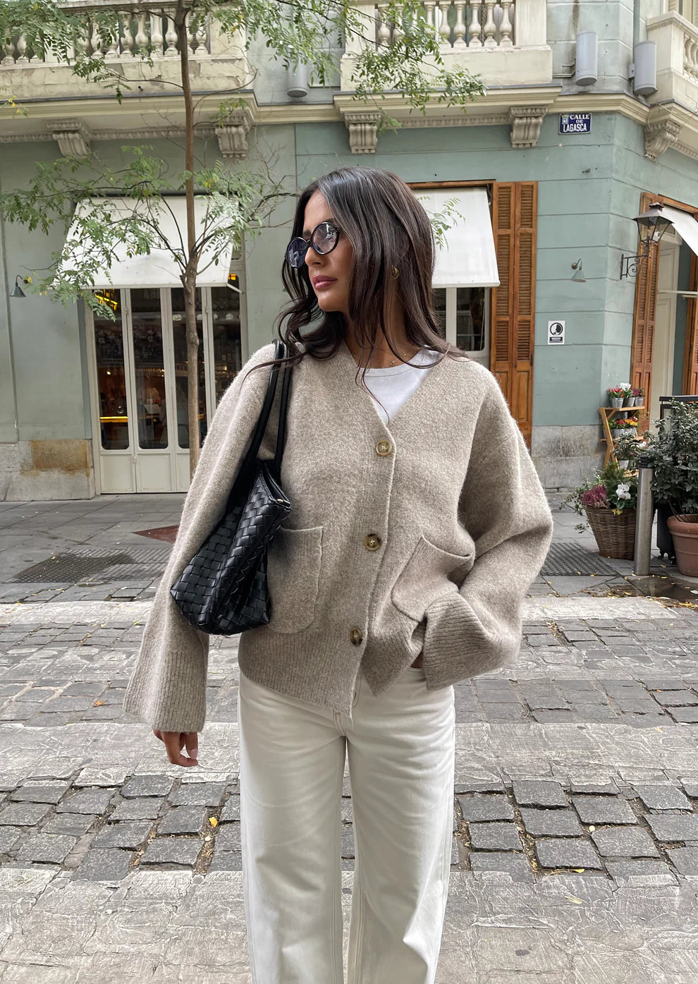 PETRA - KNITTED POCKET CARDIGAN