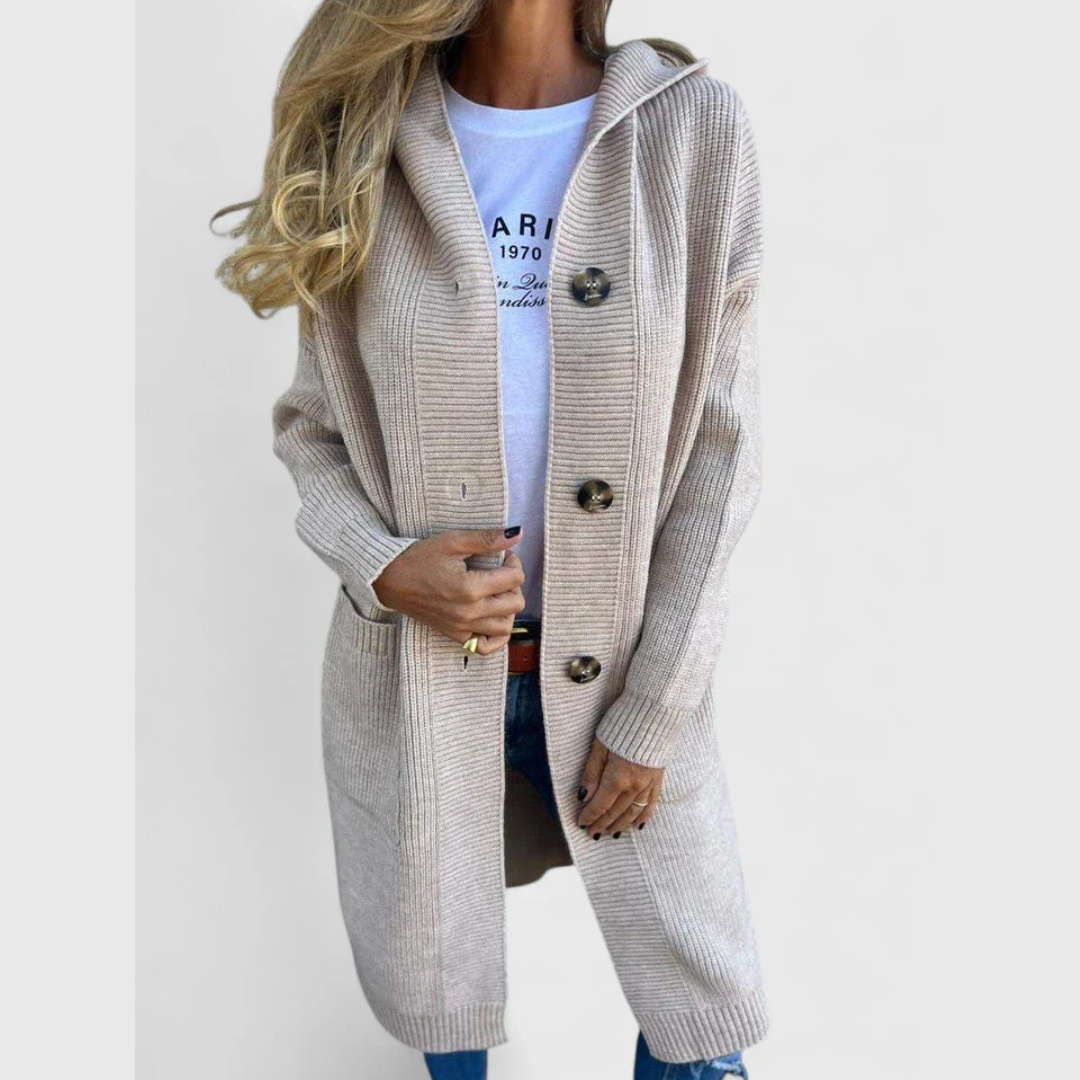 Giulyanrah – Pohodlný kardigan Šedá
