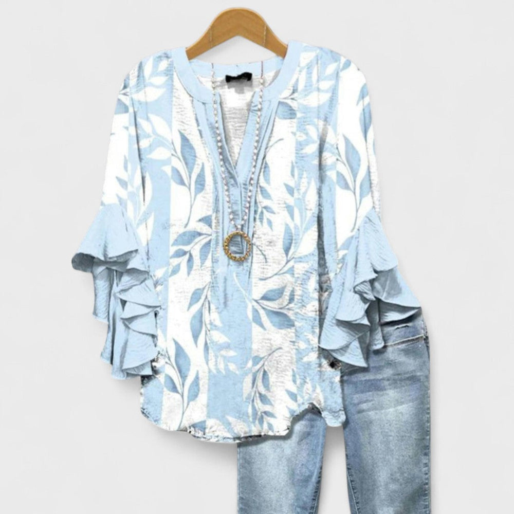 Barbora – Lehká blůza Světle modrá