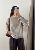 PETRA - ROUND NECK KNIT SWEATER