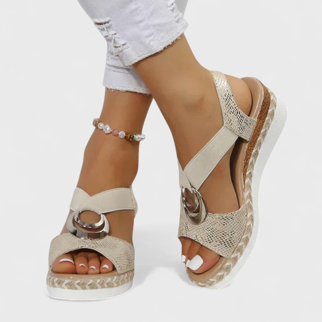 Jarmila - Elegantní a Pohodlné Sandály Béžová