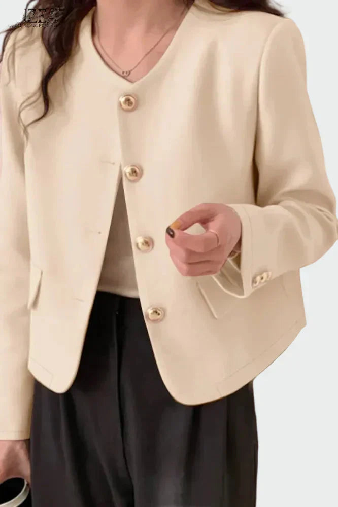 Gabriela - Sako v elegantním střihu Béžová