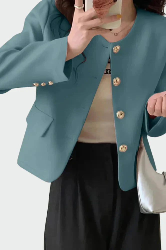 Gabriela - Sako v elegantním střihu Modrá