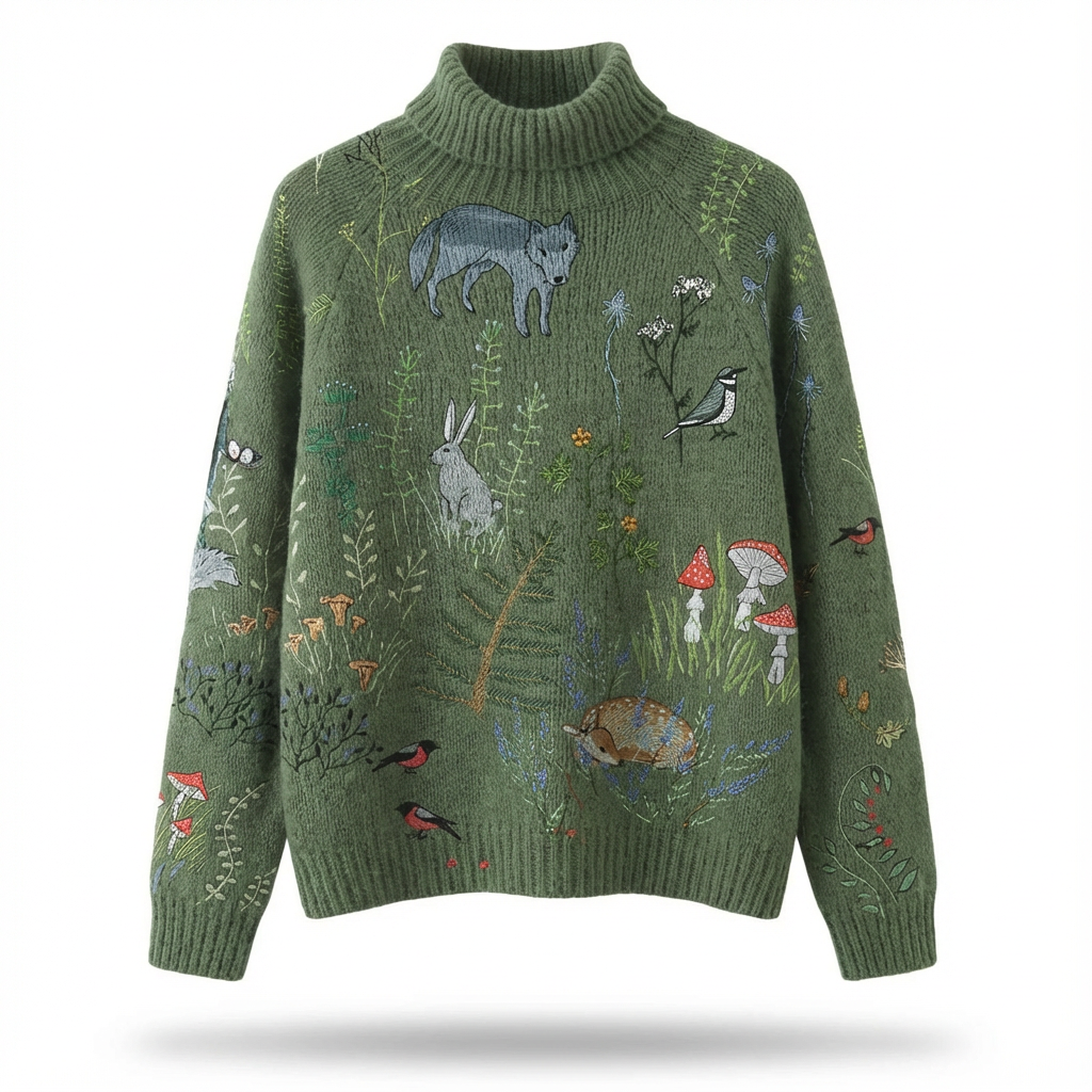 Karina | Útulný svetr zelená