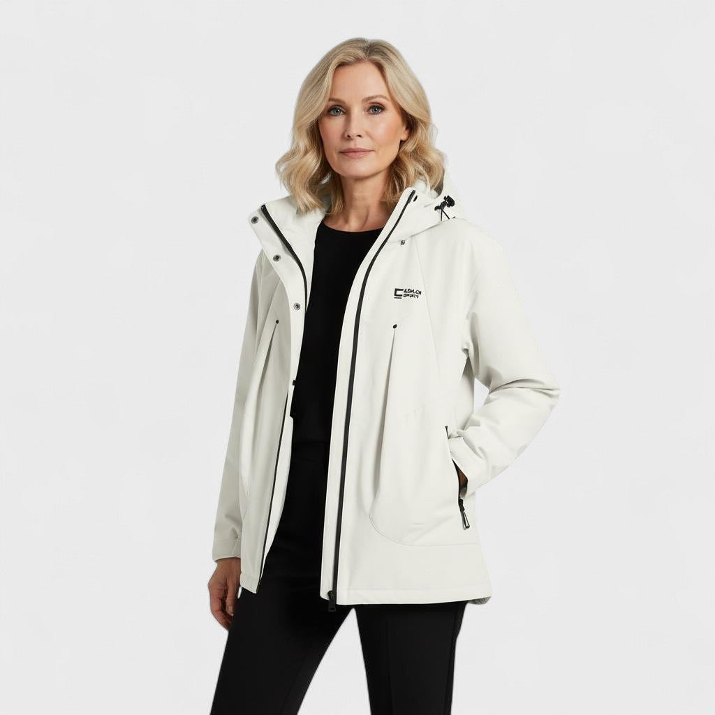 HIACYNA | Vodoodpudivá a větruodolná bunda Bežová