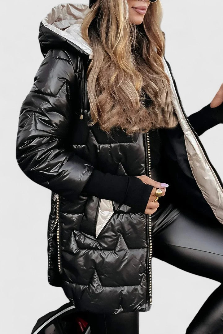 Bryzanne – Sofistikovaný podzimní kabát Černá