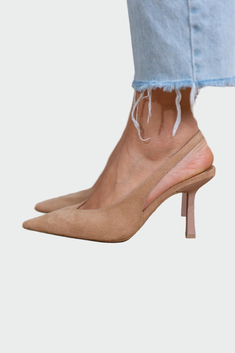 Sára Sofistikovaná Slingbackové Lodičky Úzká Špička