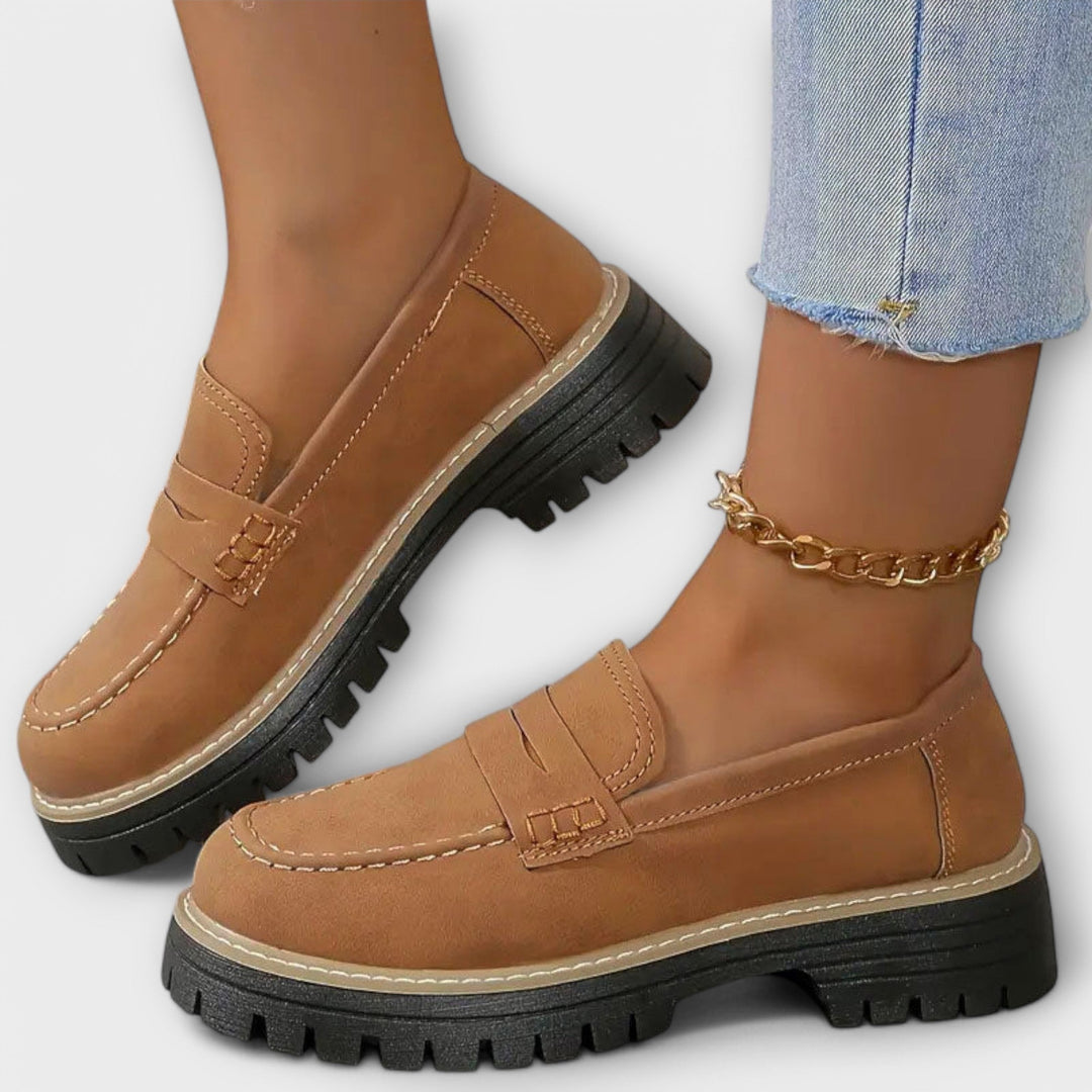 Alisa - Mokasíny Hnědá